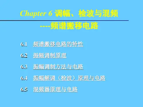 第六章 振幅调制与解调(已排)