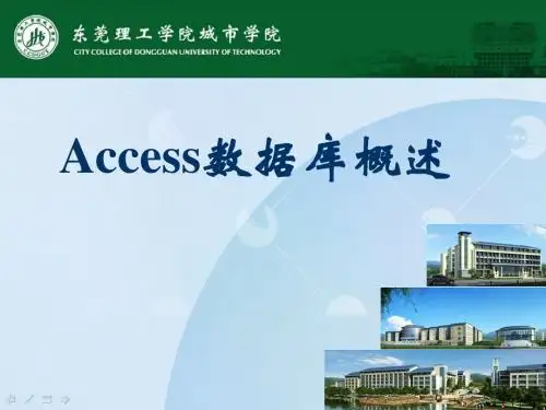 Access简讲