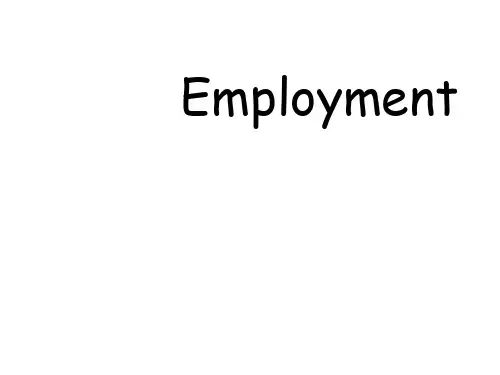 employment