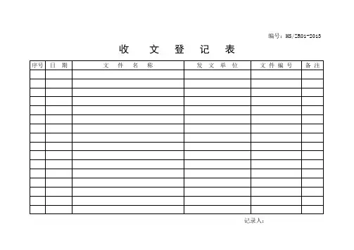 2013记录表格式