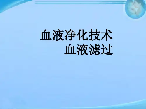 血液净化  ppt课件