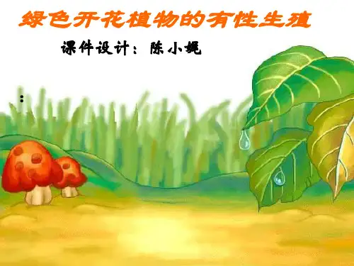被子植物的生殖优质课件PPT