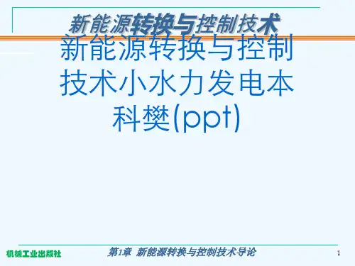 新能源转换与控制技术小水力发电本科樊(ppt)