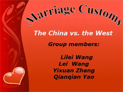 marriage custom