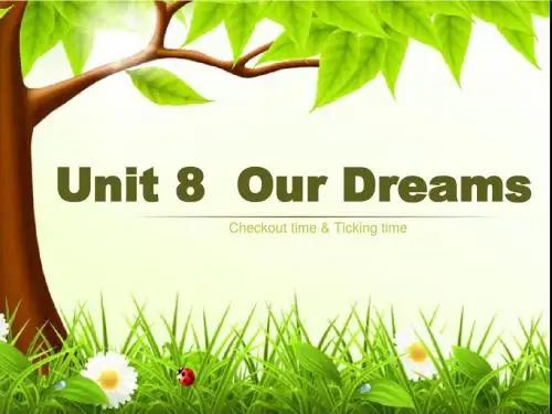 最新审定译林英语六下Unit8 Our dreams第四课时课件