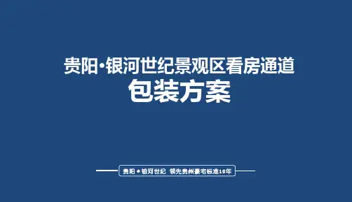 房地产看房通道包装方案20150620