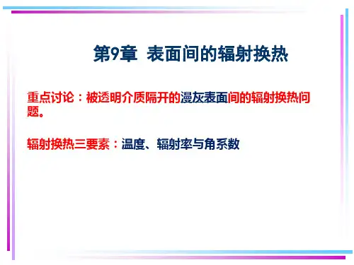 9.辐射传热计算2015简化版