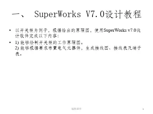 SuperWorks详细设计教程