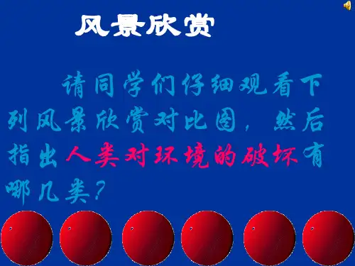 绿色环保类模板