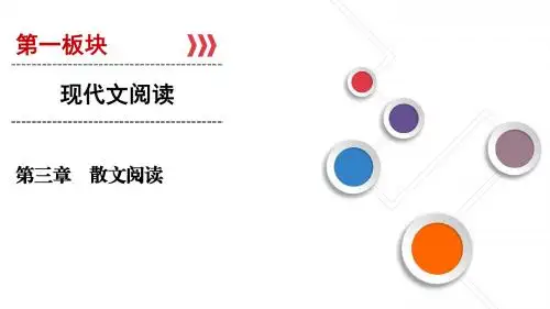 2019大一轮高考总复习语文课件：分册1+第1板块+第3章+第1节+明确文体特征 探知阅读规律