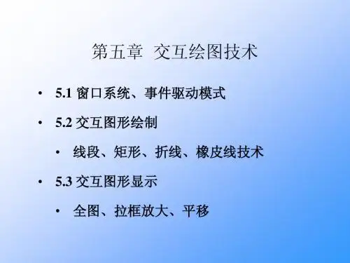 交互式绘图技术