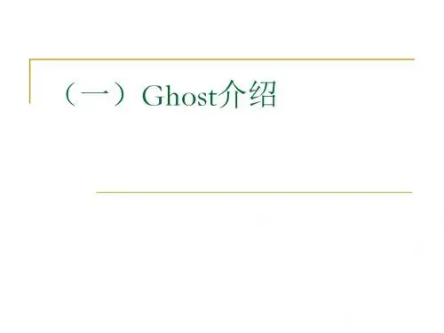 ghost(理论五)