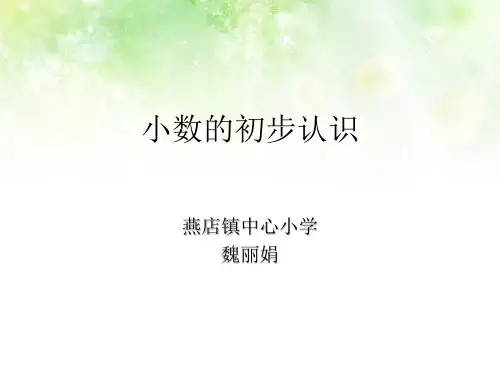 青岛版数学三下《家居中的学问---小数的初步认识》ppt课件1