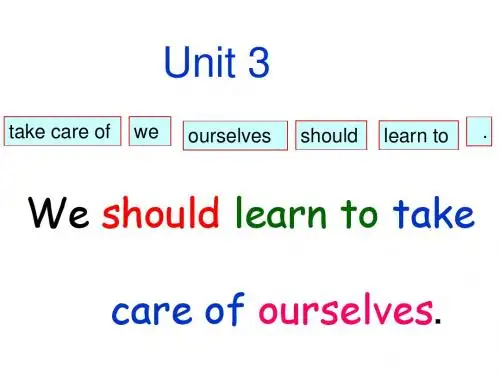 湘少版六年级英语下册unit 3 we should take care of ourselves课件