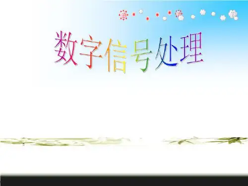 数字信号处理绪论34304 PPT课件