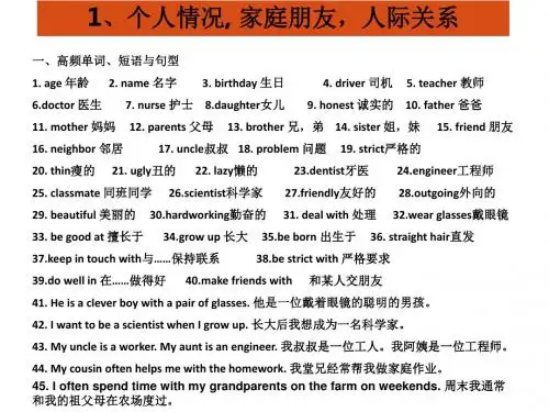 早读材料