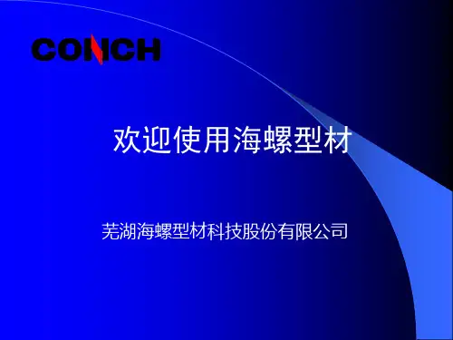 海螺系列门窗节点图