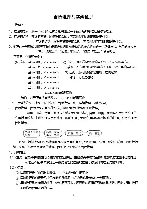 合情推理与演绎推理 2
