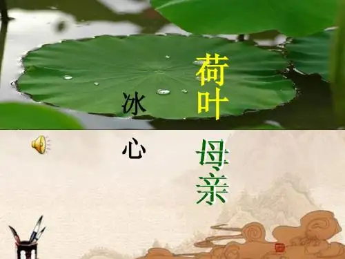 《荷叶母亲》修改