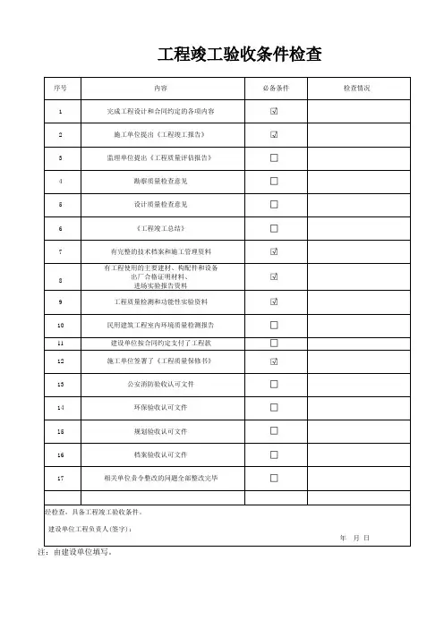 装饰装修工程验收资料表格 3