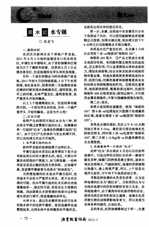 黑水红水专题