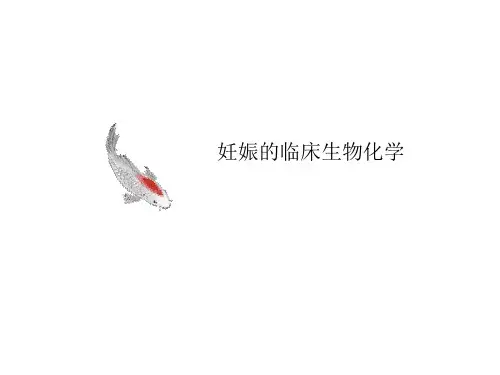 妊娠的临讲义床生物化学